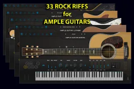 33 Rock Riffs for Ample Guitars